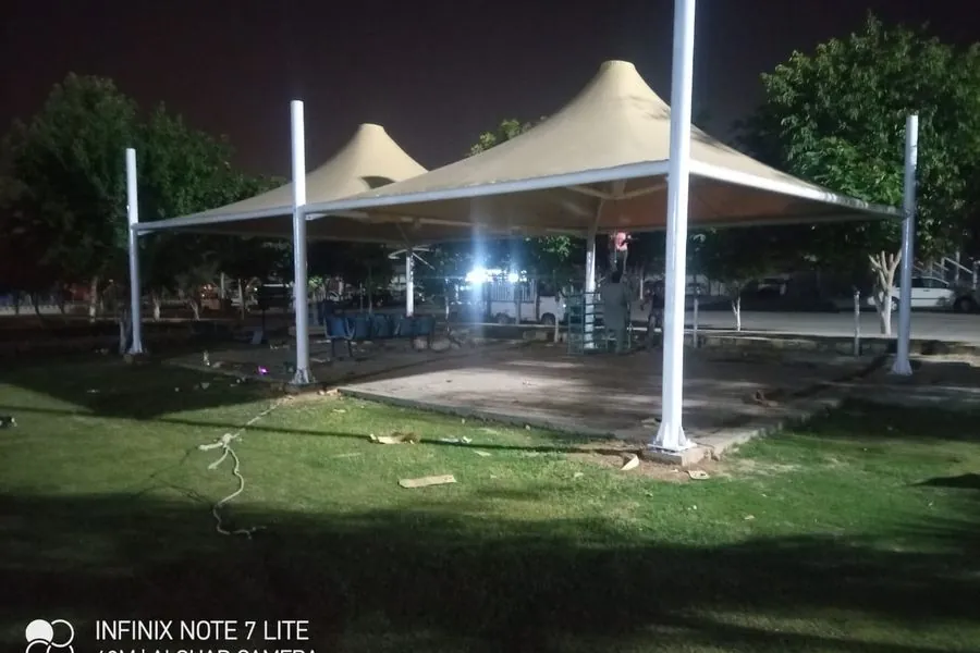 Fabric canopy pattern and geometry design reference in Pakistan